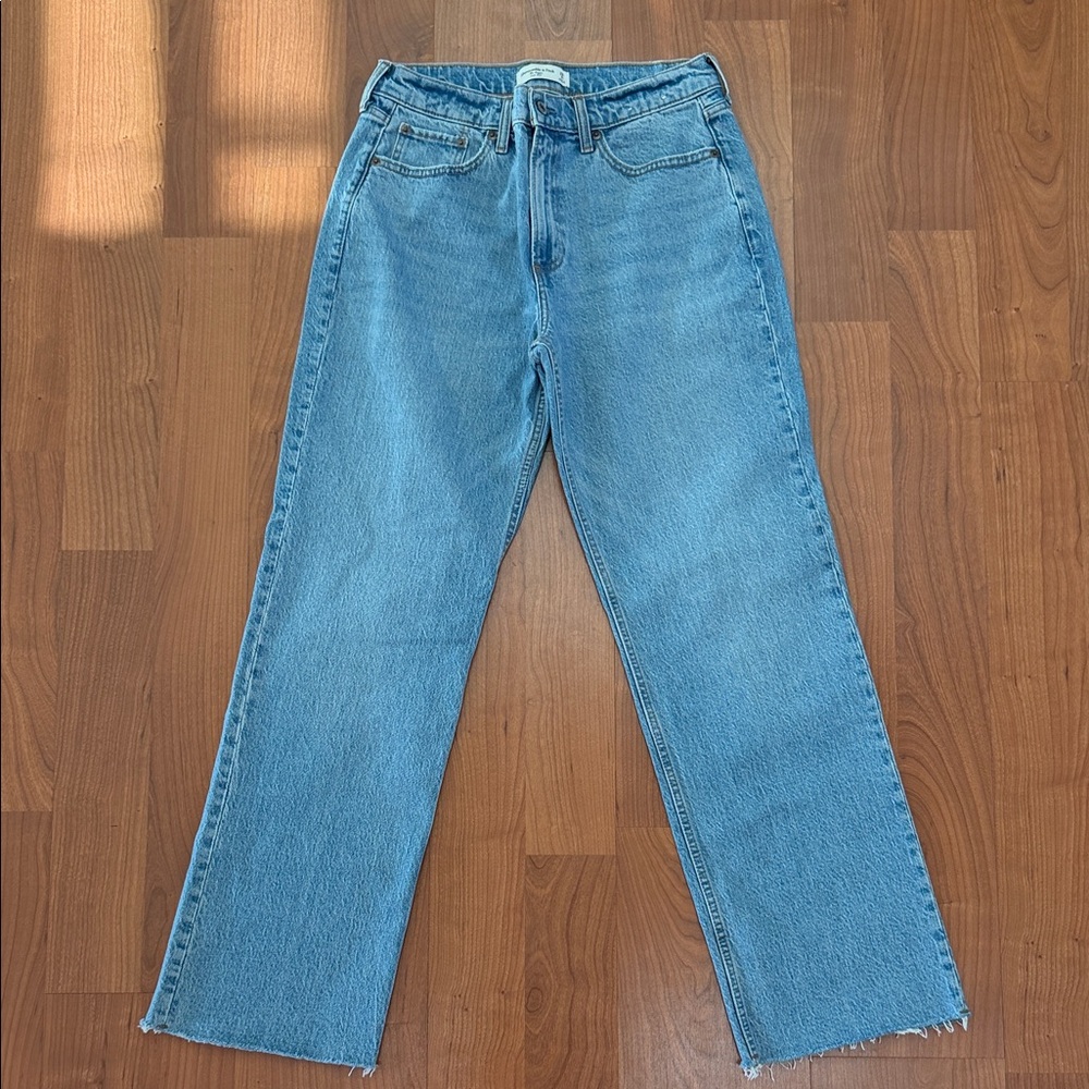 Abercrombie & Fitch the Baggy Low Rise Denim Jeans